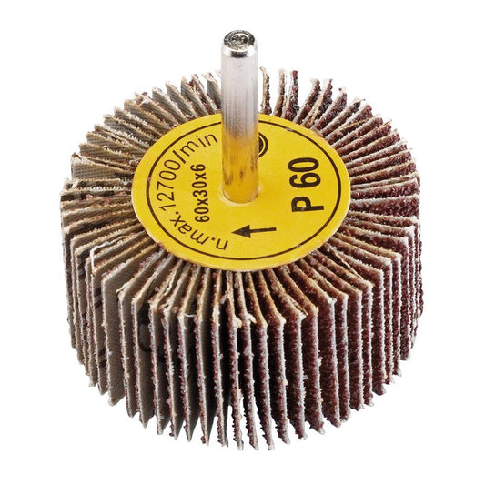 Draper Abrasive Flap Wheel 60 x 30mm 60 Grit 76465