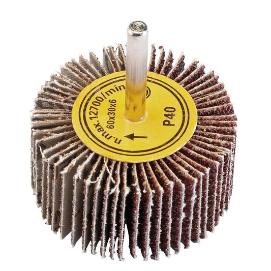 Draper Abrasive Flap Wheel 60 x 30mm 40 Grit 76466