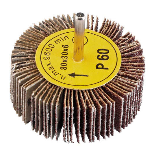 Draper Abrasive Flap Wheel 80 x 30mm 60 Grit 76468