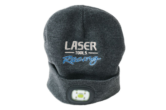 Laser Tools Laser Tools Racing Beanie Hat Front/Rear Rechargeable Light 7677