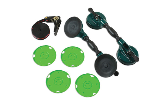 Laser Tools Windscreen Twin Suction Cup Handle Set 7696