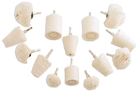 Gunson Buffing Mop Kit - 14pc 77098