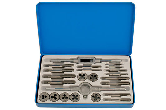 Gunson Whitworth Tap & Die Set - 23pc 77123