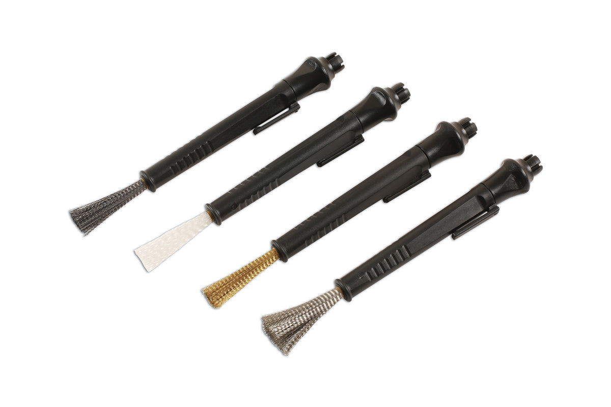 Laser Tools Pen Type Detailing Brush Set 4pc 7744
