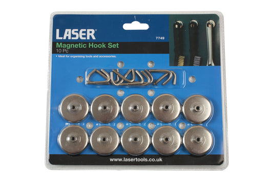Laser Tools Magnetic Hook Set 10pc 7749