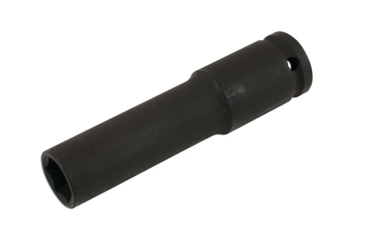 Laser Tools 17mm Extra Deep Impact Socket 1/2"D Black Phosphate Finish 7765