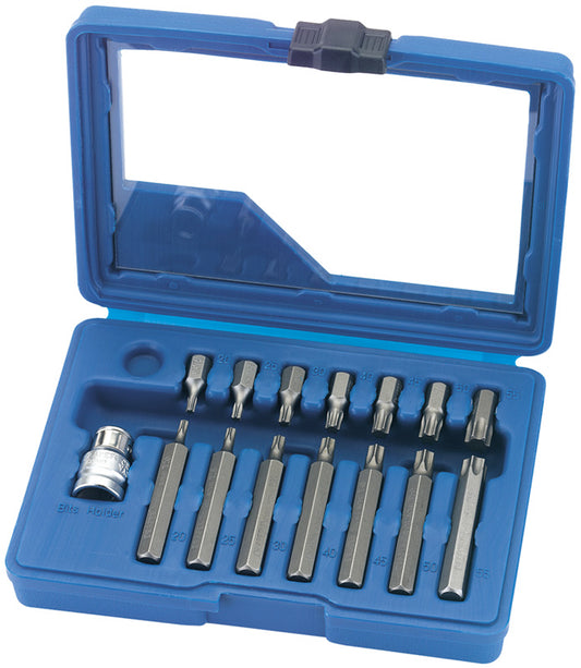 1/2" Sq. Dr. Draper TX-STAR&#174; Bit Set (15 Piece)