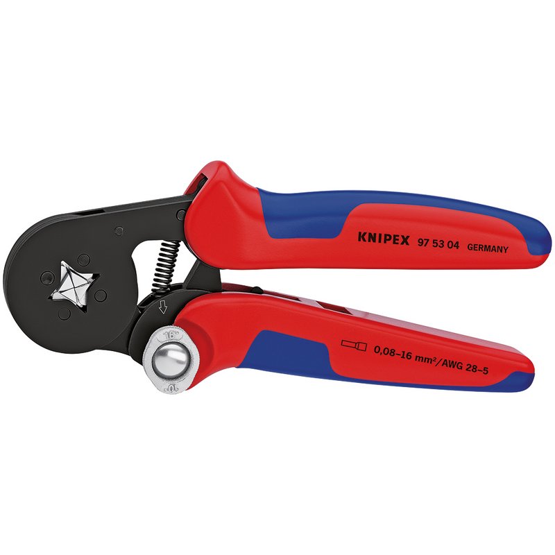 Knipex Self Adjusting Insulated Ferrule Crimping Pliers 97 53 04SBE