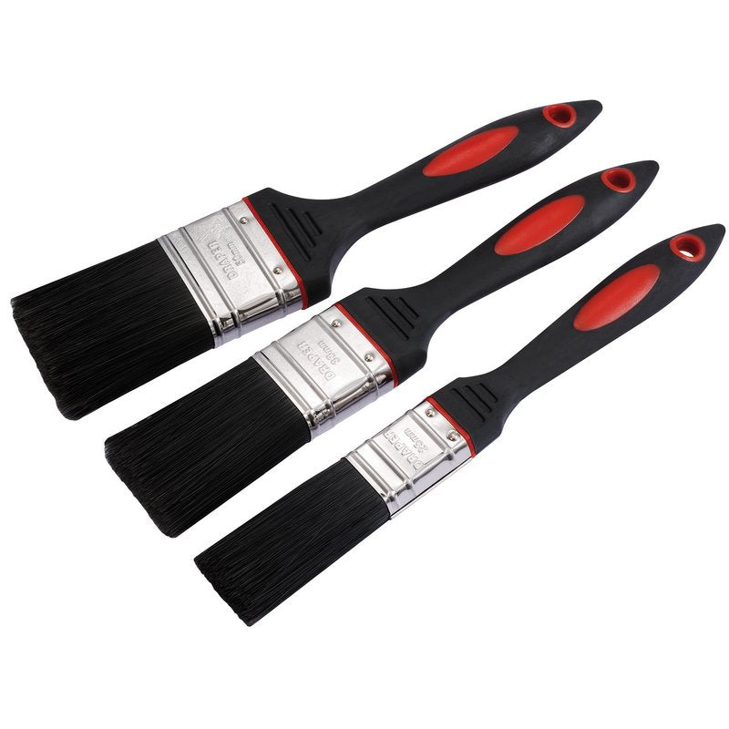Draper Redline Soft Grip Paint Brush Set (3 Piece)