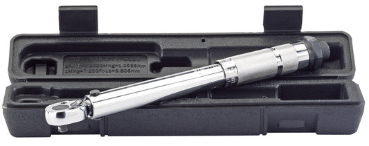 Draper 1/4"D Torque Wrench 5 - 25Nm Click Type Boxed 78639