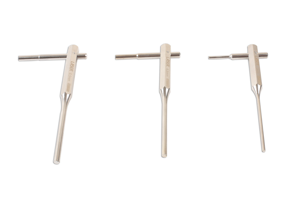 Laser Tools Twin Function Brake Pin Punch Set 3pc 7865