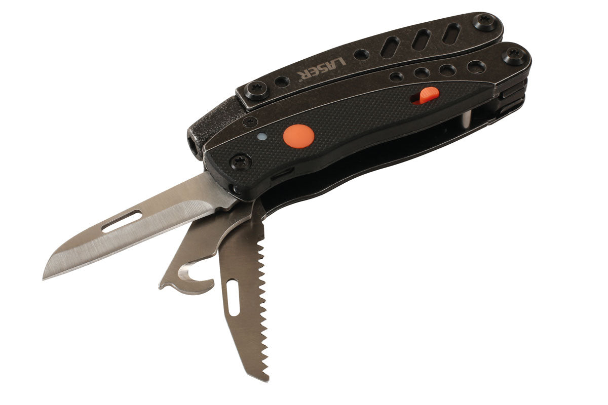 Laser Tools 9-in-1 Stainless Steel Multi Tool 7872