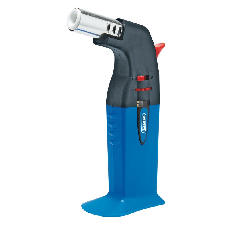 Draper Heavy Duty Gas Torch Electronic Ignition Adjustable Flame Refillabl 78776