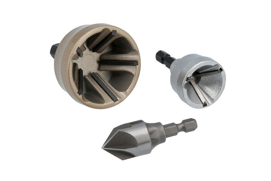 Laser Tools Internal & External Deburr/Chamfer Tool Set 3pc 7884
