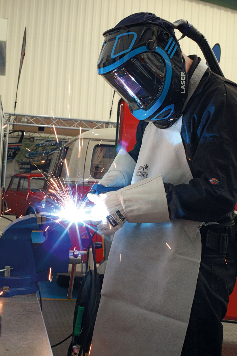 Laser Tools Auto Darkening Welding Helmet with Respirator 7927