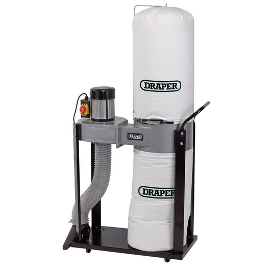 Draper Portable Wood Chip Dust Extractor Collector 55L 750W 230V 13A 79359