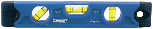 Draper 230mm Torpedo Level with Magnetic Base ABS Plastic 79579