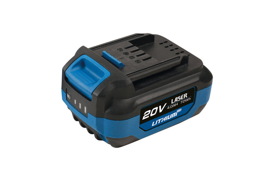 Laser Tools 20V 4.0Ah Li-ion Battery 'One Battery Powers All' 8007