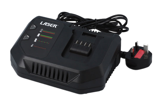 Laser Tools Battery Charger 230V Mains 4 amp with UK Plug 8008