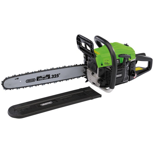 Draper Petrol Chainsaw 450mm 45cc 1700W Bar length 450mm 80103