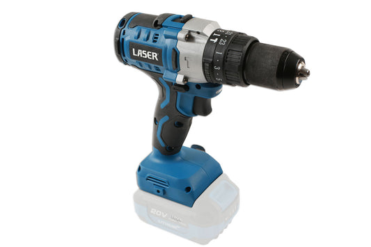 Laser Tools Cordless Variable Speed Impact Drill 20V w/o Battery 8011