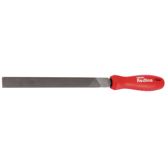 Draper Redline Second Cut Hand File 200mm Hardened Carbon chrome steel 80542
