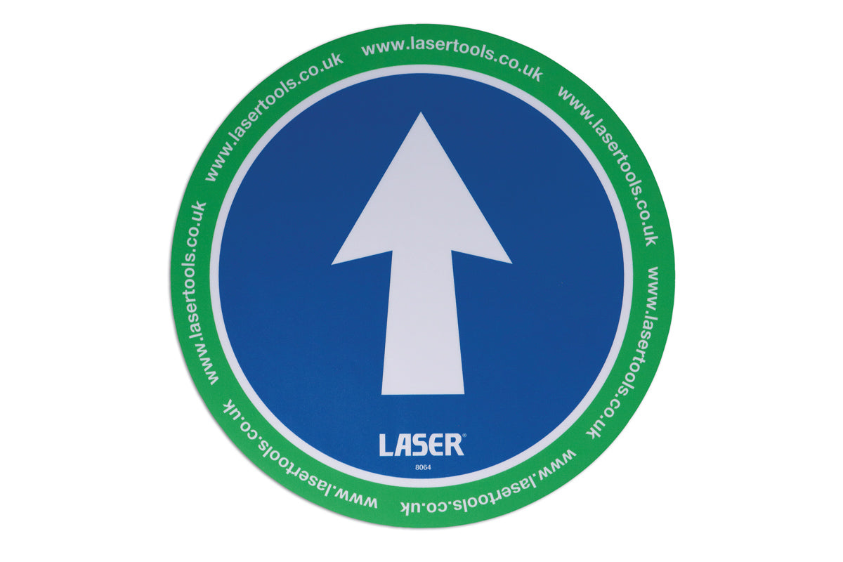 Laser Tools Laser Tools Floor Sticker Arrow Direction 6pc 8064