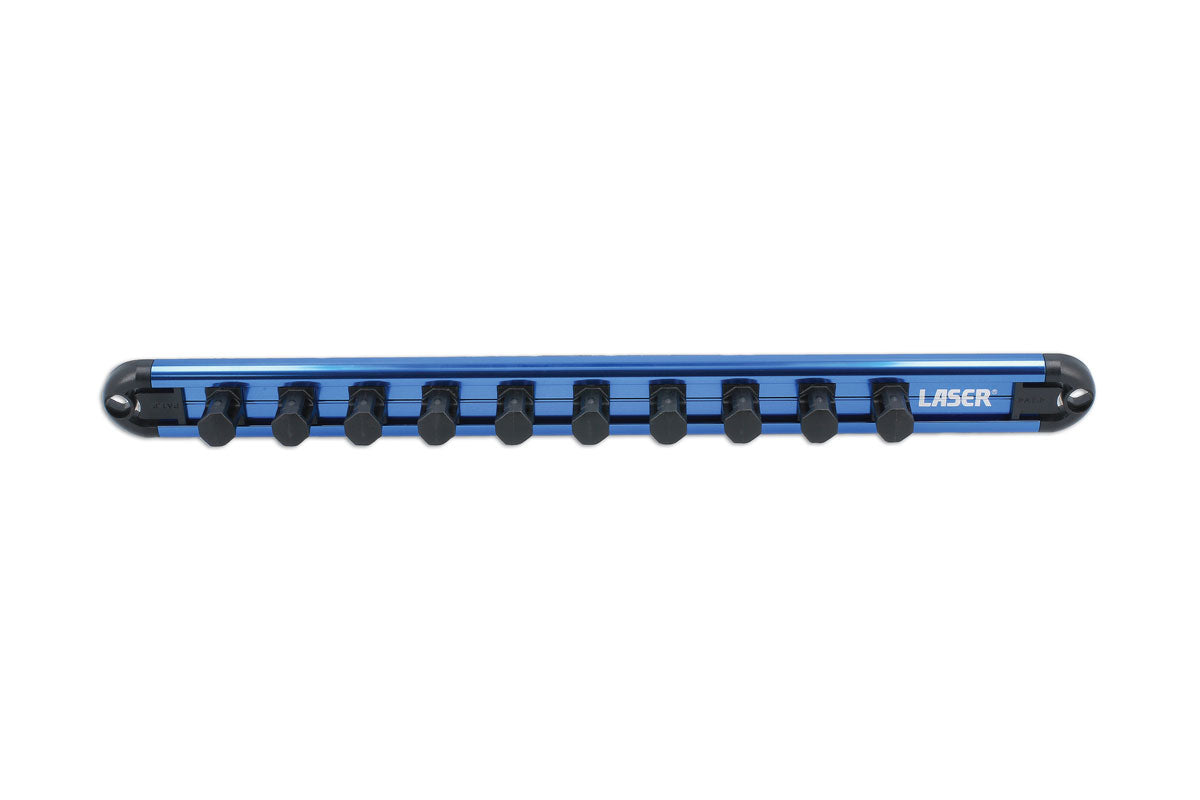 Laser Tools Laser Tools Racing 45 Degree Quick Lock Socket Rail 1/2