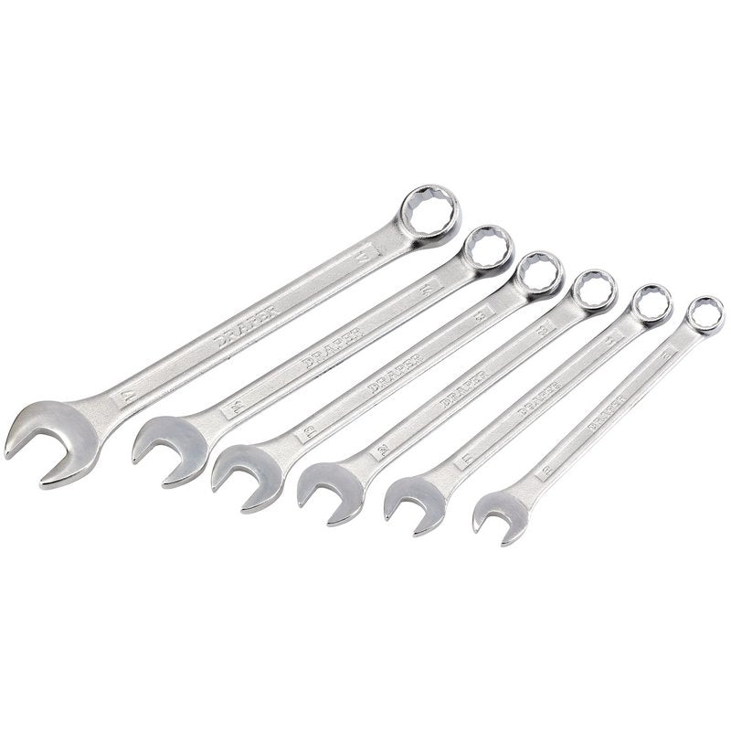 Draper Combination Spanner Set 6 pc Bi Hexagon 10, 11, 12, 13, 14, 17mm 80899