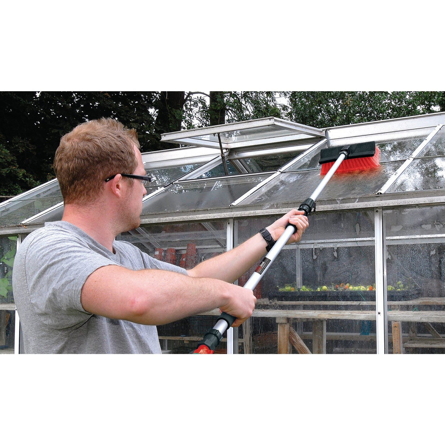Draper Redline Telescopic Washing Brush, 1060mm