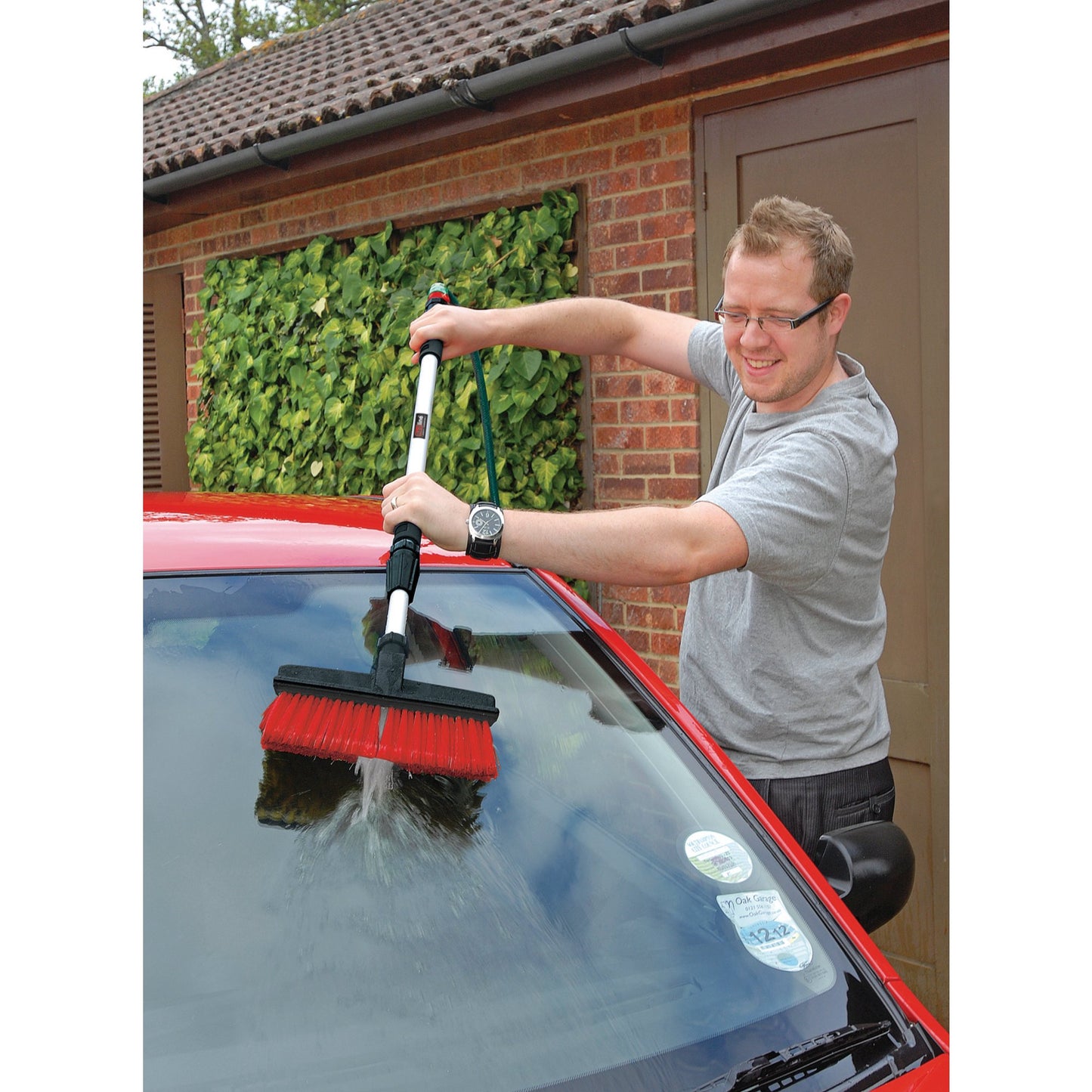 Draper Redline Telescopic Washing Brush, 1060mm