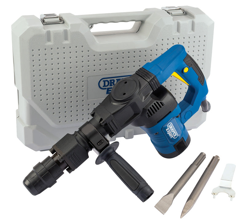 Draper Expert 230V SDS Max Breaker 7kg 1050W With Flat And Point Chisels 81077