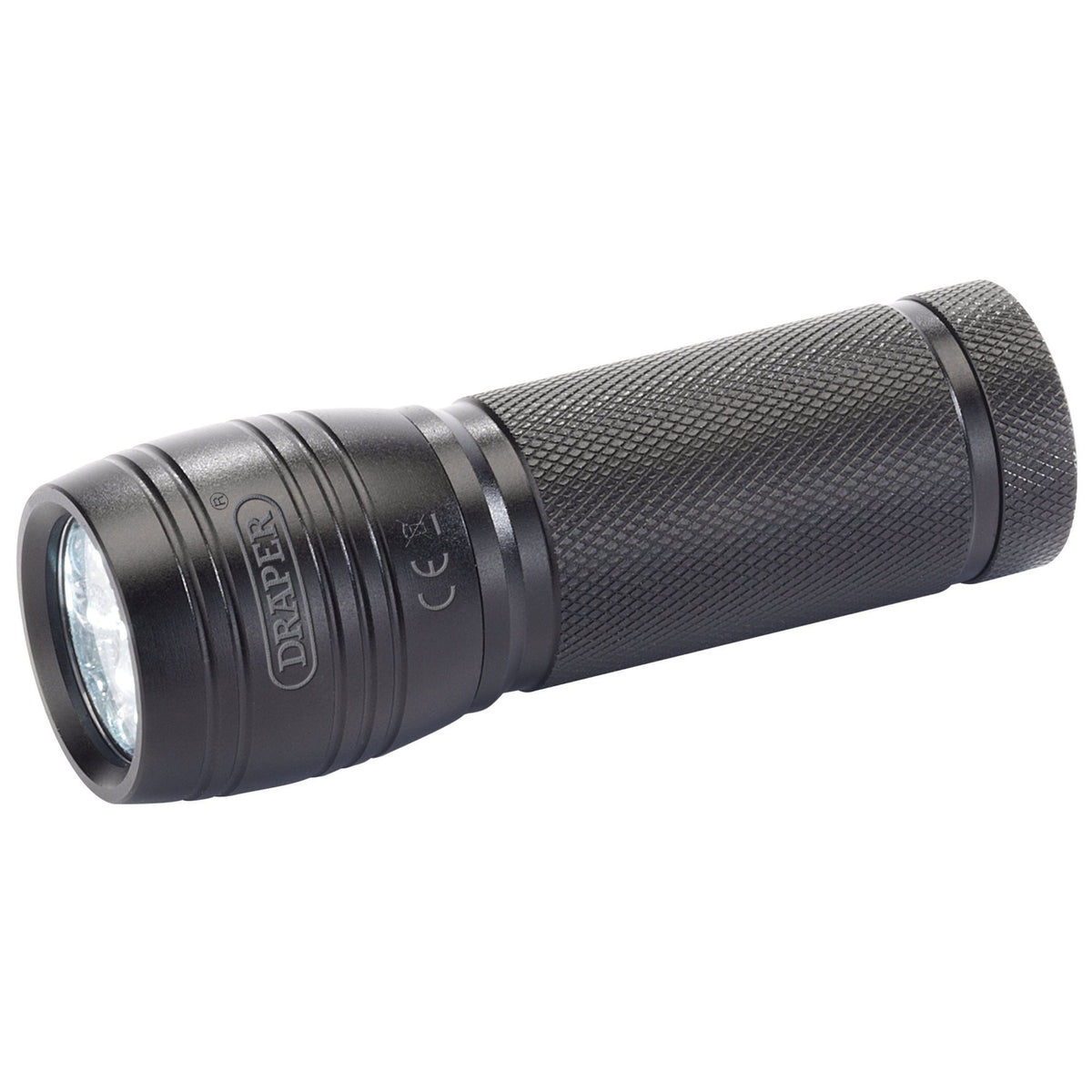 Draper LED Aluminium Hand Torch 3 x AAA Batteries Required 45 Lumen Light 81110