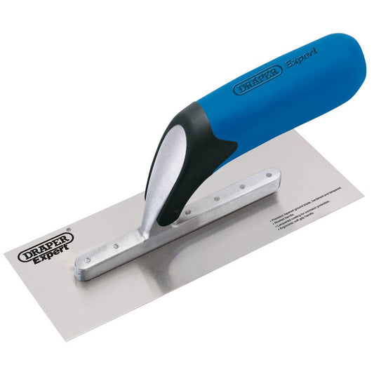 Draper Expert Soft Grip Plastering Trowel 75 x 200mm Lacquered Finish 81221