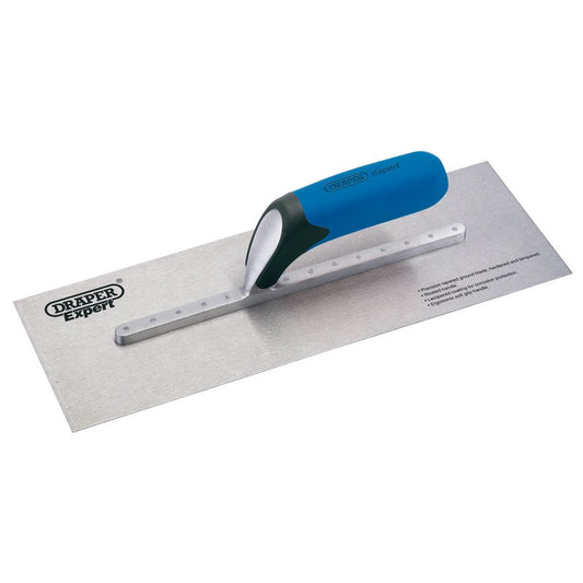 Draper Expert Soft Grip Plastering Trowel 120 x 355mm Lacquered Finish 81223