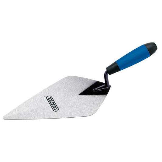 Draper Soft Grip London Pattern Brick Trowel 275mm Carbon steel blade 81233