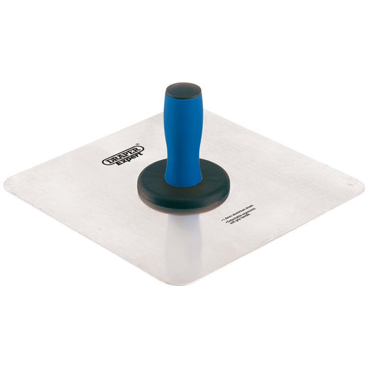 Draper Aluminium Plasterers Hawk 300 x 300mm Detachable Soft Grip Handle 81314