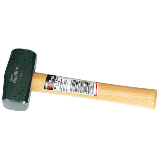 Draper Redline Club Hammer 1kg 2.2lb Hardwood Shaft 81447