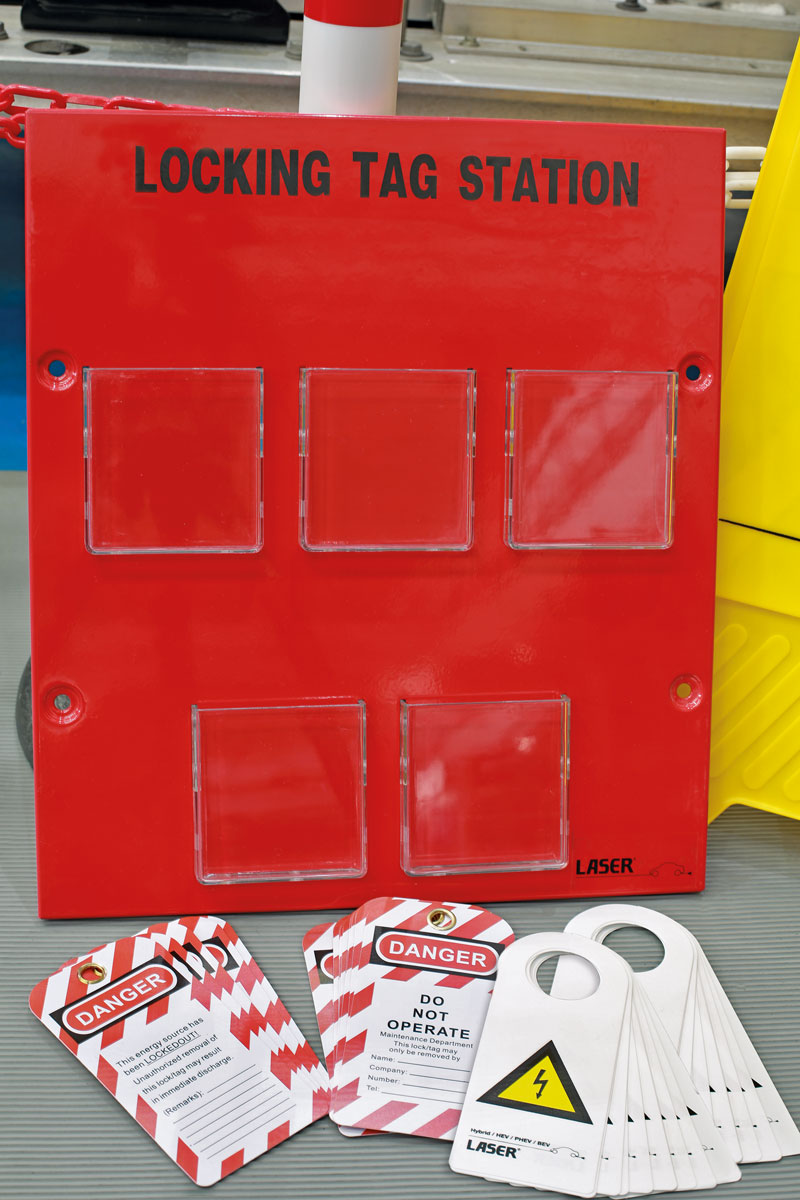 Laser Tools Locking Tag Station Kit 8152