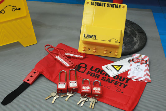 Laser Tools Combined Lockout Station Kit 8153