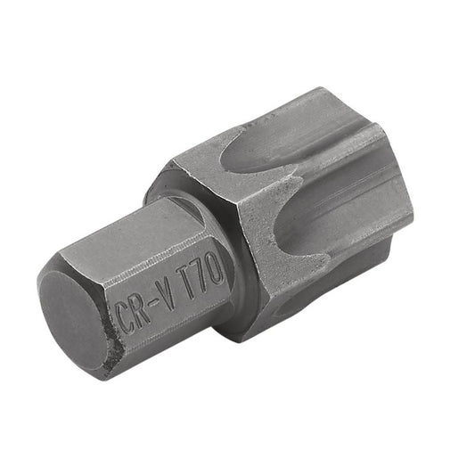 Draper T70 Torx Star Insert Bit 10mm for Mechanic's Bit Sets T70 x 30mm 81743