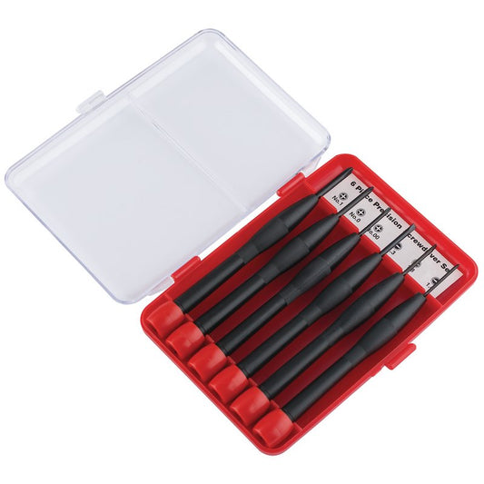 Draper Redline Precision Screwdriver Set 6 Piece plastic handles Boxed 81991