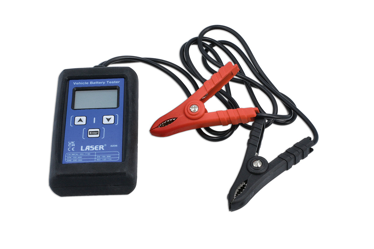 Laser Tools Vehicle Battery Tester 12V 8206