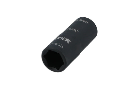 Laser Tools Double Ended Damaged Wheel Nut Socket 16.5x17.5mm 8213