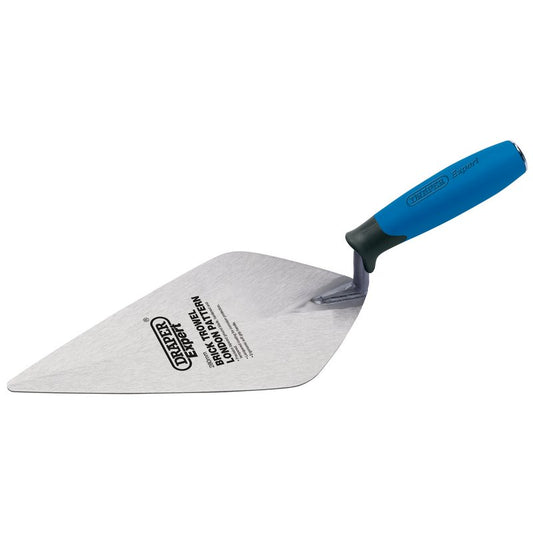 Draper Soft Grip Stainless Steel London Pattern Brick Trowel 275mm 82148