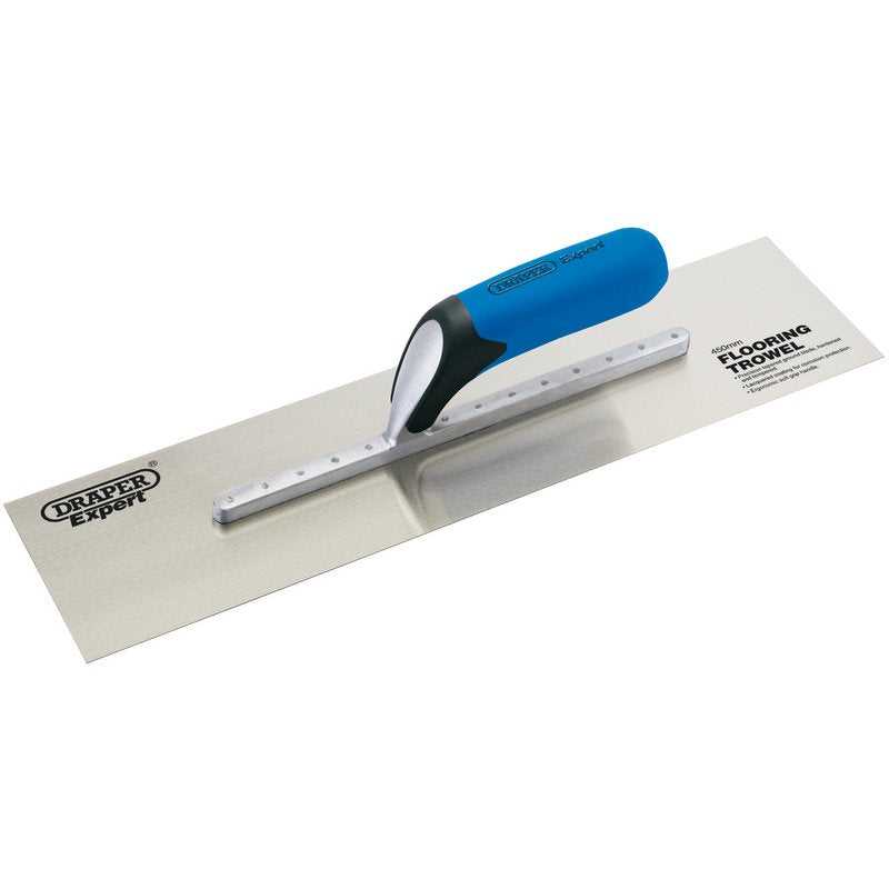 Draper Soft Grip Stainless Steel Plastering Trowel 455 x 120mm 82149