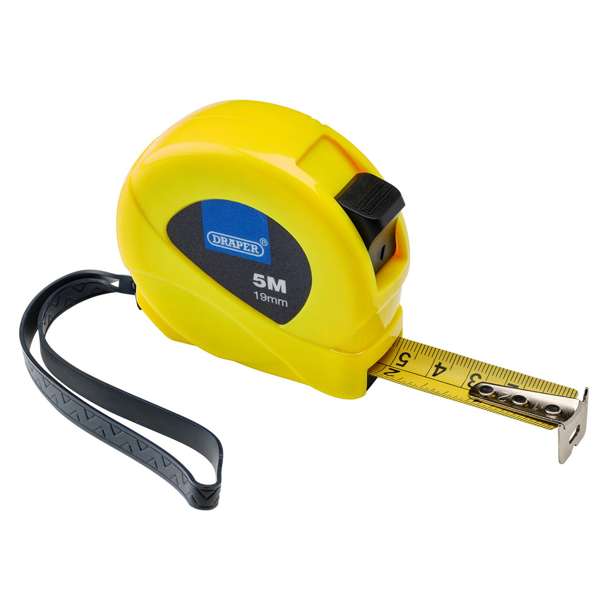 Draper ****Measuring Tapes, 5m/16ft x 19mm, 3 Colours (Dispenser of 12)