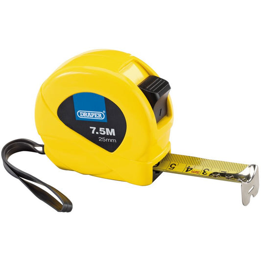 Draper Measuring Tape 7.5m 25ft x 25mm 3 Colours Please State When Ordering 82440