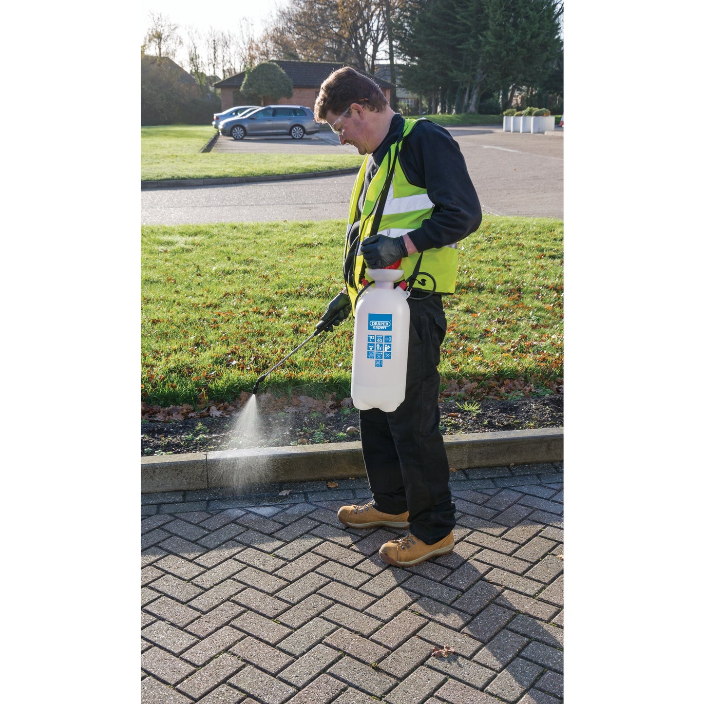 Draper Expert EPDM Pump Sprayer 10L Water Herbicide And Pesticide etc 82460
