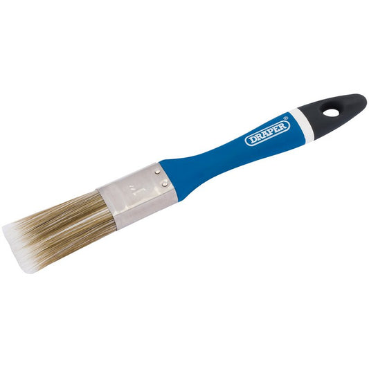 Draper Soft Grip Handle Paint Brush 25mm 1" Synthetic Bristles 82490